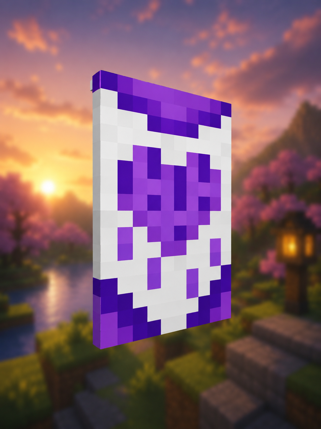 Minecraft Purple Heart Cape Code logo
