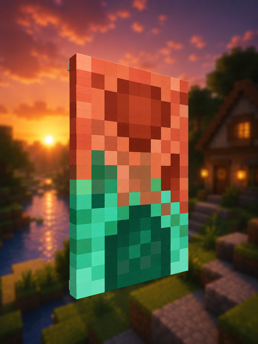 Minecraft Copper Cape Code logo